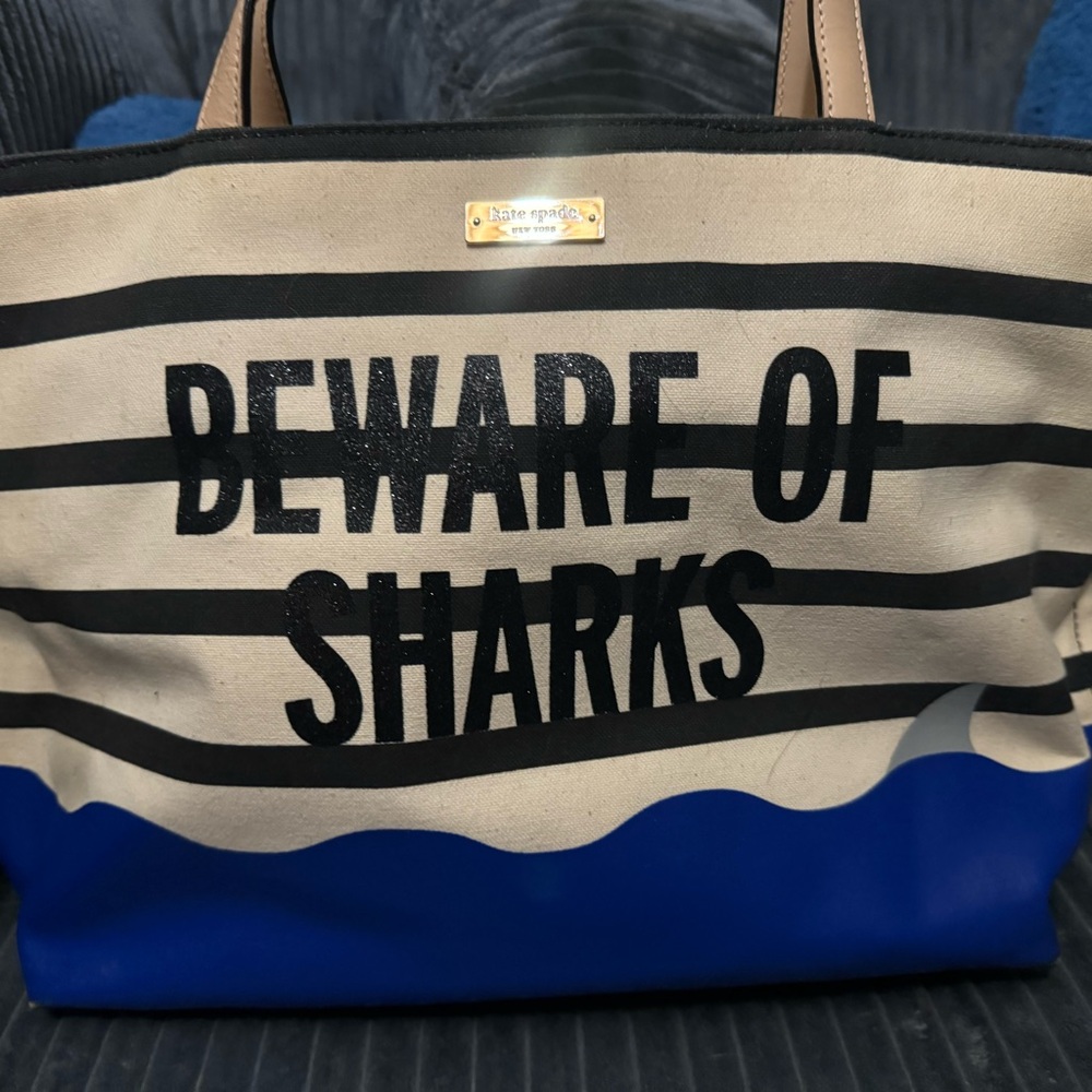 Beware of sharks- Kate spade